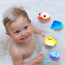 custom wholesale safe non-toxic light up bath toys for kids